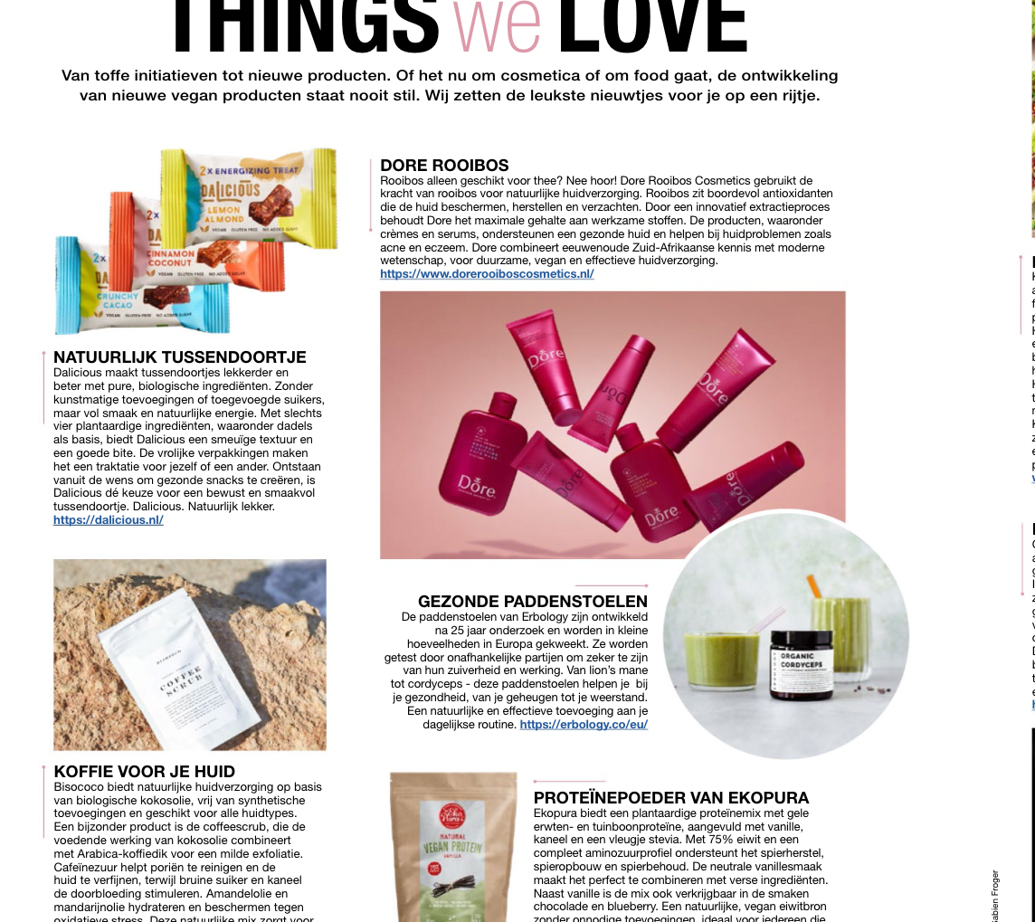 Dalicious is natuurlijk genieten, in V'gan magazine