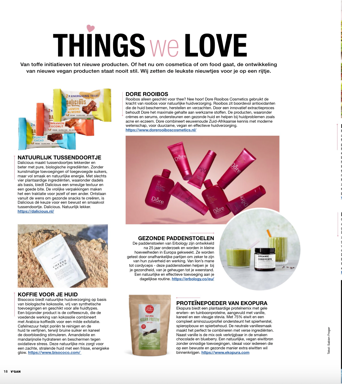 Dalicious is natuurlijk genieten, in V'gan magazine
